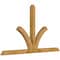 Ekena Millwork Richland Rough Sawn Timber Gable Bracket, Western Red Cedar, 84"W x 49"H x 4"D x 4"F, 14/12 Pitch GBW084X49X0404RIC00RWR - alternate 3